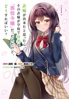 Baca Komik Iinazuke ga Dekita to Omottara, Sono Iinazuke ga Gakkou de Yuumei na “Akuyaku Reijou” Dattan dakedo, Dou Sureba Ii?